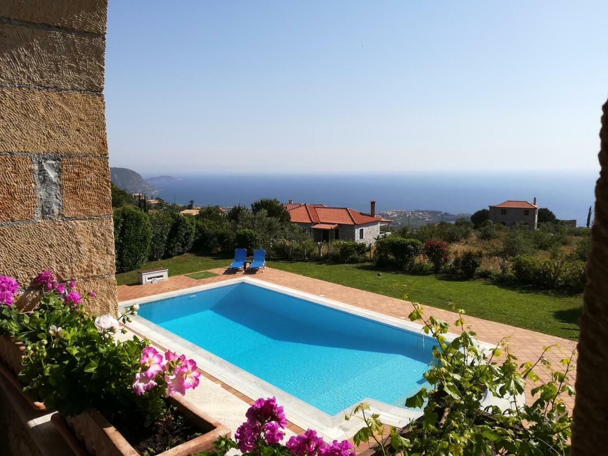 Villa Sunset Stoúpa Exterior foto